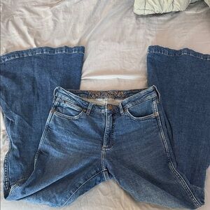 Wrangler Women's Classic Blue Trouser Flare Jeans